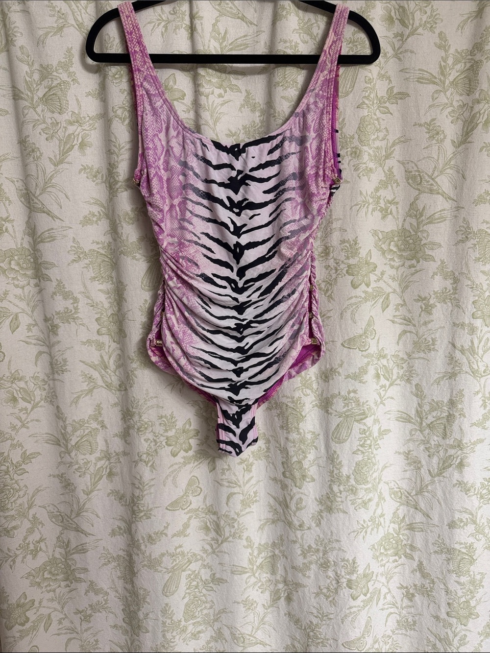 Carmen Marc Valvo Peek-a-Boo One Piece Swimsuit